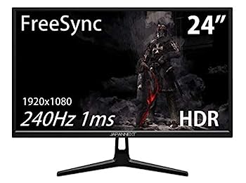 【中古】JN-24GT240FHDR [240サイクル 1ms 24型広々としたFHD HDR相応うLED液晶ゲーミングモニター FreeSync]