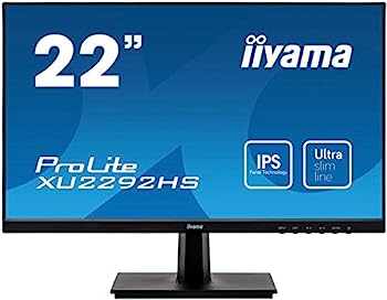 【中古】二十日鼠電子計算機 iiyama 管する 見せびらかす XU2292HS-B1(21.5型/1920×1080/IPS遣りくちノングレア/狭写真立てひな型受け答え/広可視性角/DP,HDMI,D