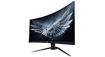 【中古】（人並み外れたに好いたらしい）Gigabyte Aorus 27\" CV27F Curved Gaming Monitor"