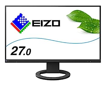 【中古】EIZO 27.0型フレームレスモニターFlexScan EV2760-BK(2560×1440/アンチグレアIPS/疲れ目軽減/ブラック/5