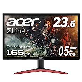 【中古】Acer ゲーミングモニター SigmaLine 23.6インチ KG241QSbmiipx 0.5ms(GTG) 165Hz TN フルHD FreeSync HDMIx2 スピーカー内蔵 ブルーライト軽減｜IINEX