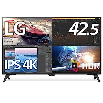 【中古】（非常に良い）LG モニター ディスプレイ 43UN700T-B 42.5インチ/4K/HDR対応/IPS非光沢/HDMI×4,DP,USB Type-C/スピーカー/ブルーライト低減、フリッカーセーフ
