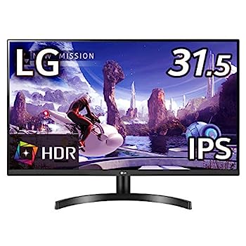 【中古】LG モニター ディスプレイ 32QN600-B 31.5インチ/WQHD(2560×1440)/IPS非光沢/HDR対応/FreeSync/HDMI×2、DP/フリッカーセーフ、ブルーライト低|IINEX