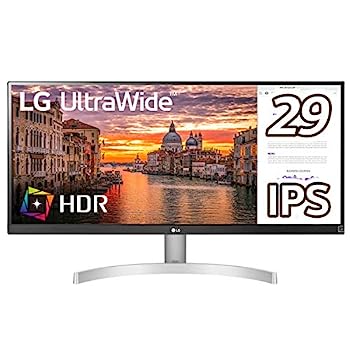 【中古】LG 管する 見せびらかす 29WN600-W 29in/ウルトラ広広とした(2560×1080)/IPS 非光輝/HDR相応う/HDMI×2、DisplayPort/金棒引き積み上げる/3年楽になること・