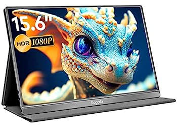 【中古】（非常に良い）モバイルモニター ゲーミングモニター15.6インチ モニター 持ち運び スイッチ用 Kogoda ゲームモニター モバイルディスプレイ IPS液晶パネル1920