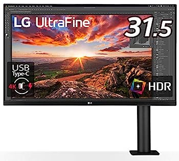 【中古】（非常に良い）LG エルゴノミクス スタンド モニター ディスプレイ 32UN880-B 31.5インチ/4K/HDR/IPS非光沢/USB Type-C,HDMI×2、DP/FreeSync/スピーカー/チル