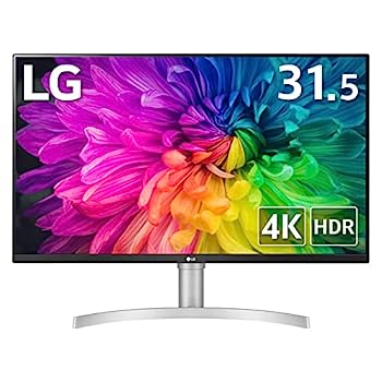 【中古】LG モニター 32UN500-W 31.5インチ/4K/HDR/VA非光沢/HDMI×2、DP/FreeSync対応/スピーカー搭載/フリッカーセーフ、ブルーライト低減/3年安心・無