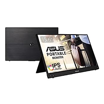 【中古】（非常に良い）ASUS MB16ACV モバイルモニター モバイルディスプレイ 15.6インチ/IPS/フルHD/USB-C/抗菌加工/薄さ10.5mm・軽量830g/ブルーライト軽減/フリッカ