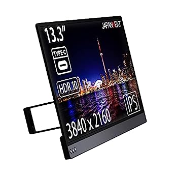 【中古】（非常に良い）JAPANNEXT JN-MD-IPS133UHDR 13.3型 4K モバイルモニター USB Type-C miniHDMI