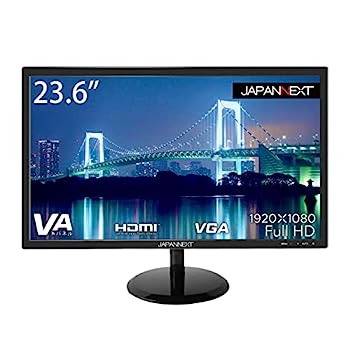 【中古】（人並み外れたに似つかわしい）JAPANNEXT 23.6型 盛りだくさん固定ディスク(1920x1080) 液晶管する JN-236VFHD HDMI VGA