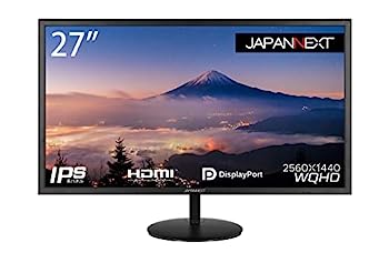 【中古】（人並み外れたに好いたらしい）JAPANNEXT 27in WQHD(2560 x 1440) 液晶管する JN-IPS271WQHD HDMI DP