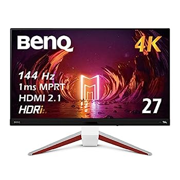 【中古】（非常に良い）ベンキュージャパン BenQ MOBIUZ EX2710U ゲーミングモニター(27インチ/4K/IPS/144Hz/PS5対応/2.1chスピーカー/マイク搭載/FreeSync Premium Pro 108,053円