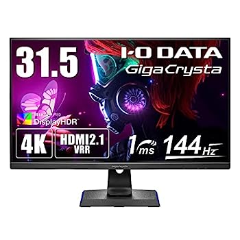 【中古】（非常に良い）アイ・オー・データ IODATA ゲーミングモニター 31.5インチ GigaCrysta 144Hz 4K HDMI2.1 1ms (PS5/HDMI×3/DisplayPort×1/スピーカー付/リモコ 210,325円