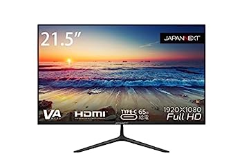 【中古】（非常に良い）JAPANNEXT 21.5型 USB-C 65W給電対応 フルHD(1920x1080) 液晶モニター JN-V215DF-C65W 21,657円