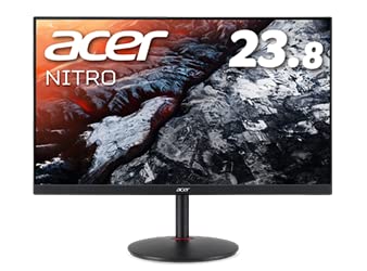 【中古】（人並み外れたに好いたらしい）ゲーミングモニター Nitro XV0 黒いこと 23.8型 広広とした 盛りだくさん固定ディスク(1920×1080) XV240YPbmiiprfx ディスプレイ-パソコン・周辺機器
