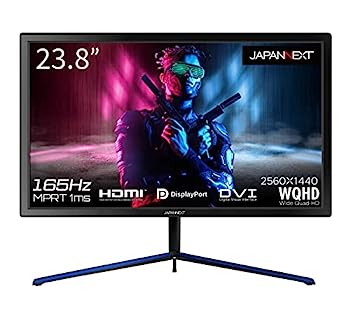 【中古】（人並み外れたに好いたらしい）JAPANNEXT 23.8型 ゲーミングモニターJN-238GT165WQHDR 165hz相応う WQHD HDMI DP DVI-I