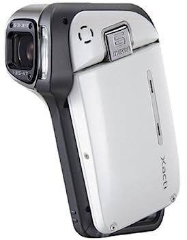 【中古】【非常に良い】SANYO 防水型デジタルムービーカメラ Xacti (ザクティ)シリーズ (シェルホワイト) DMX-CA65(W)｜IINEX