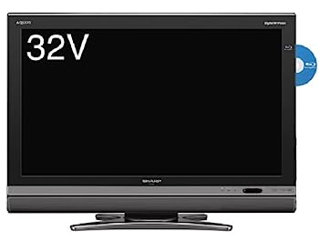 【中古】シャープ 32V型 液晶 テレビ AQUOS LC-32DX2-B ハイビジョン ブルーレイレコーダー内蔵 2009年モデル｜IINEX