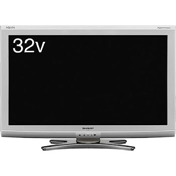 【中古】【非常に良い】SHARP AQUOS 地上・BS・110度CSデジタル ハイビジョン液晶テレビ 32V型 シルバー LC-32E6-S