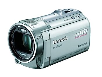 【中古】パナソニック デジタルハイビジョンビデオカメラ 内蔵メモリー32GB シルバー HC-V600M-S｜IINEX