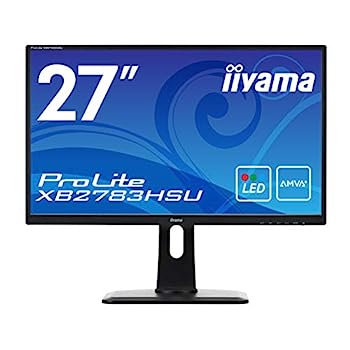 【中古】iiyama モニター ディスプレイ XB2783HSU-B1 (27インチ/フルHD/AMVA+/HDMI,D-sub,DVI-D/昇降/ピボット/3年)
