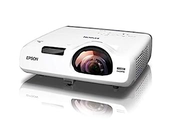 【中古】エプソン 映写機 EB-535W (3400ルーメン/WXGA/3.7kg/事務机いの一番型超短興味の中心)