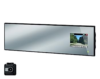 【中古】(非常に良い)セルスター ドライブレコーダー ミラー型 1カメラ CSD-620FH 200万画素 FullHD HDR SONY Exmor CMOSセンサー 2.4インチ microSD(16GB)付 駐車監