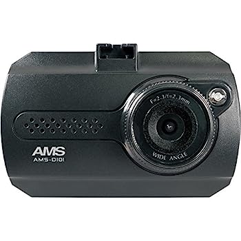【中古】（非常に良い）AMS（アムス）ドライブレコーダー AMS-D101 1.5インチ 100万画素 常時録画 衝撃録画 Gセンサー