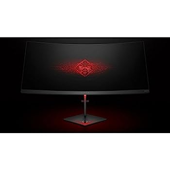 【中古】（非常に良い）OMEN X by HP 35 35型ワイド ゲーミング液晶モニター 湾曲ディスプレイ [3440×1440/最大100Hz/AMVA+/DisplayPort・HDMI] X3W57AA#ABJ