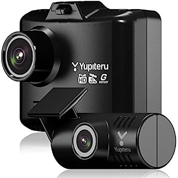 【中古】（非常に良い）ユピテル 前後2カメラ ドライブレコーダー WDT500 電源直結モデル 前方200万画素 後方100万画素 ノイズ対策済 LED信号対応 専用microSD(16GB)付