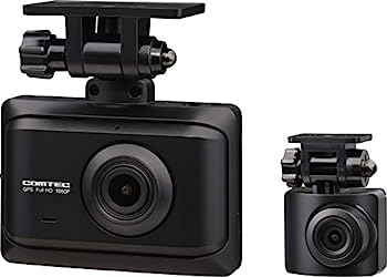 【中古】（非常に良い）コムテック 車用 前後2カメラ ドライブレコーダー ZDR016 前後200万画素 FullHD GPS搭載 後続車両接近お知らせ機能搭載 安全運転支援機能搭載 常