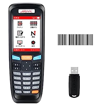 【中古】JRHC 1D バーコードリーダーコレクター インベントリ カウンター バーコードリーダー ワイヤレス2.4G USB レシーバー 2.8 インチ LCD スクリーン｜IINEX