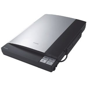 【中古】EPSON Colorio A4フラットベッドスキャナ 4800dpi フィルムスキャン標準 GT-F670｜IINEX