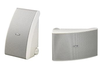 【中古】ヤマハ YAMAHA 全天候型スピーカー 小型設備用取付金具付 ホワイト (1ペア) NS-AW592W