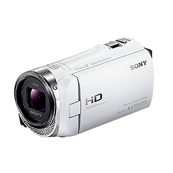 【中古】ソニー SONY テレビカメラ Handycam CX420 内蔵記憶装置32GB 白いこと HDR-CX420/W