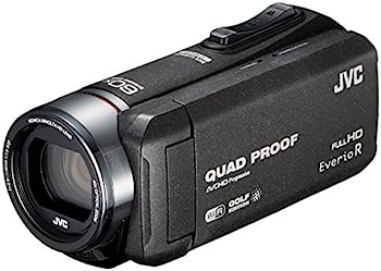 【中古】JVCKENWOOD JVC テレビカメラ Everio R 運動競技 ゴルフ 雨合羽 防塵 32GB 黒いこと GZ-GX100-B