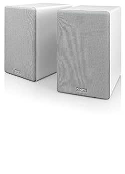 【中古】デノン Denon SC-N10 ブックシェルフスピーカー 2ウェイシステム ホワイト SC-N10-WTEM