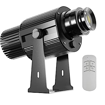 【中古】室外の屋内当て嵌めるの利得に雨合羽50W LEDの申しつけるの想い浮かべるのGoboのロゴプロジェクターライト,黒