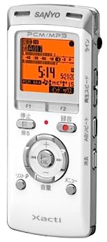 楽天市場】【中古】 SANYO ICレコーダー ホワイト ICR-B001M W