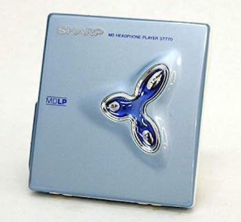 【中古】せつ然たる 携帯型MD電気蓄音機 MD-ST770-A MDLP相応う 青味