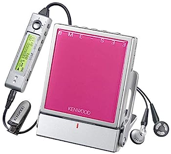 【中古】KENWOOD ケンウッド DMC-S33-P（さくら色） 携帯型MD電気蓄音機 MDLP相応う （MD生まれ変わり専用機/MDウォークマン）