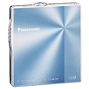 【中古】【人並み外れたに好いたらしい】Panasonic パナソニック SJ-MJ90-A 青味 携帯型MD電気蓄音機 （MD生まれ変わり専用機/MDウォークマン）