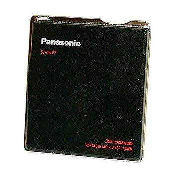 【中古】【人並み外れたに好いたらしい】Panasonic パナソニック SJ-MJ97-K （黒いこと） ポーダブルMD電気蓄音機 MDLP相応う （MD生まれ変わり専用機/MDウォークマン）