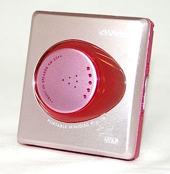 【中古】Victor ビクター JVC XM-S5-P ピンク ポータブルミニディスクプレーヤー MDLP対応 （ポータブルMDプレーヤー/MD再生専用機/MDウォークマン