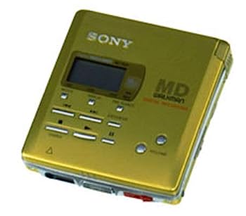 【中古】【人並み外れたに好いたらしい】SONY ソニー MZ-R55 照度黄色 携帯型MDリコーダー （MDLP非相応う / 吹き込み/生まれ変わり兼用機 / 録再 / MDウォークマン）