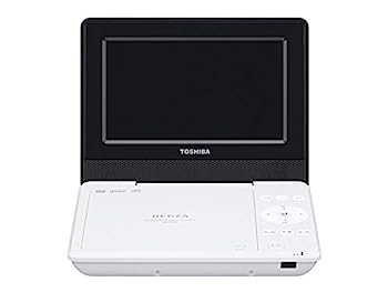 【中古】東芝 7型ポータブルDVDプレーヤーホワイトCPRM対応TOSHIBA REGZA レグザポータブルプレーヤー SD-P710SW｜IINEX