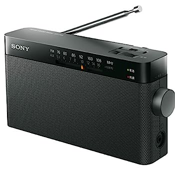 【中古】ソニー ハンディーポータブルラジオ ICF-306 : FM/AM/ワイドFM対応 ブラック ICF-306 B