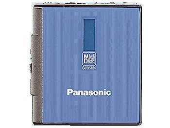 【中古】Panasonic パナソニック SJ-MJ30-A 青味 携帯型MD電気蓄音機 MDLP非相応う （MD生まれ変わり専用機/MDウォークマン）