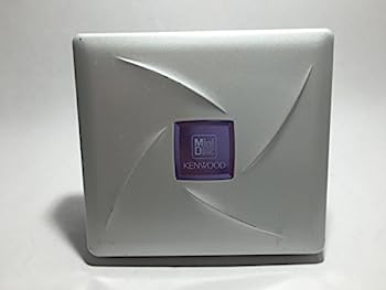 【中古】【人並み外れたに好いたらしい】KENWOOD 携帯型ＭＤ電気蓄音機 白いこと＆パープル DMC-M33