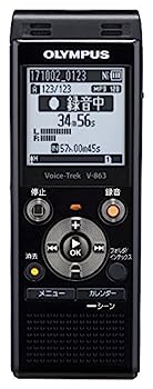 【中古】（人並み外れたに好いたらしい）OLYMPUS Voice Trek 集積回路リコーダー 洋琴黒いこと V-863BLK